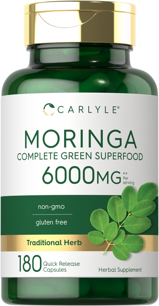 Moringa Oleifera 6000mg | 180 Capsules
