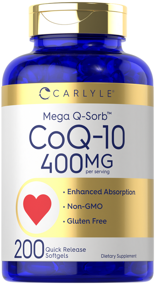 CoQ10 400mg par portion | 200 Gélules molles