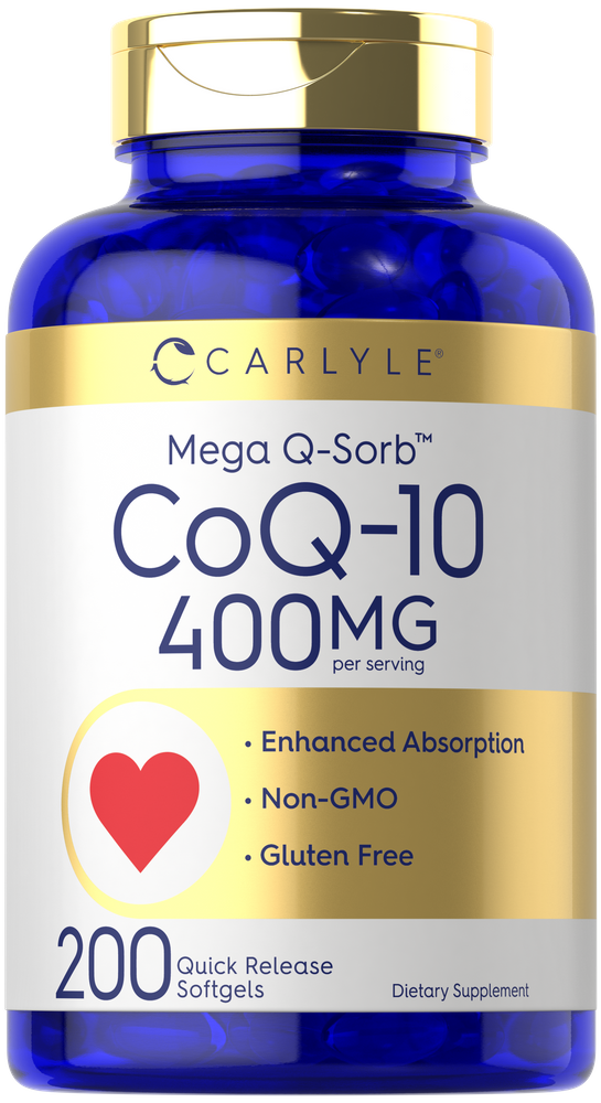 CoQ10 400mg par portion | 200 Gélules molles