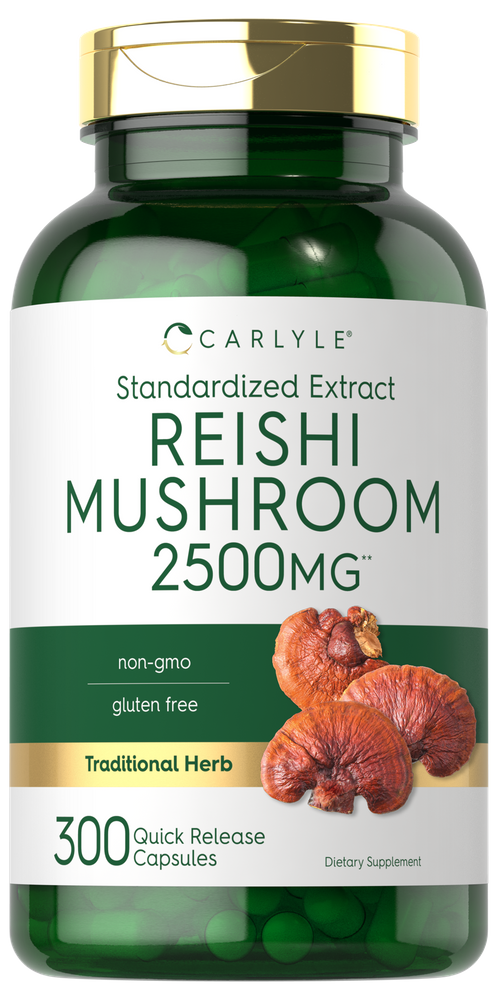 Reishi Mushroom 2500mg | 300 Capsules