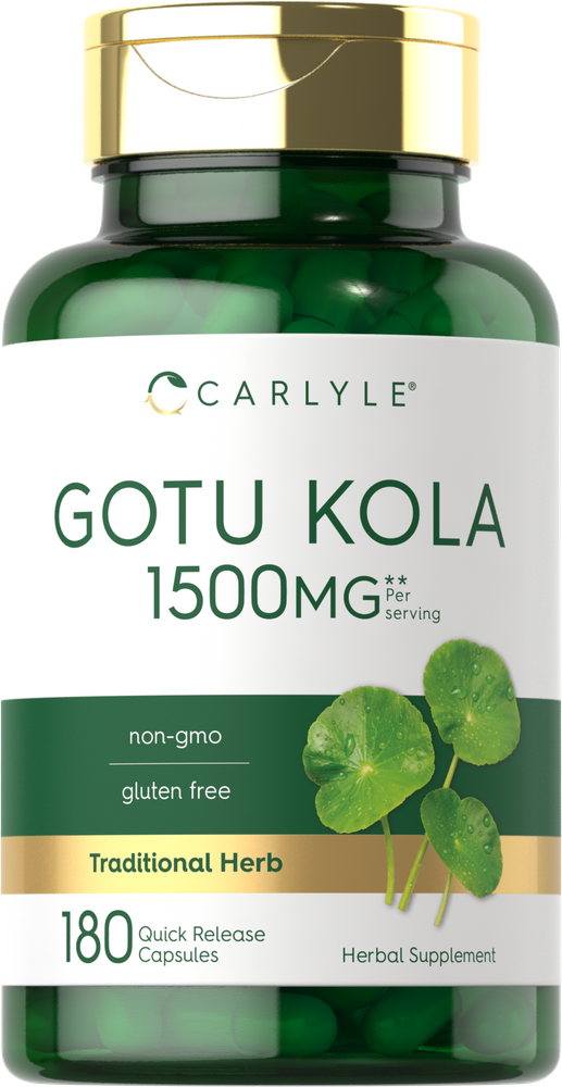 Gotu Kola 1500mg per serving | 180 Capsules