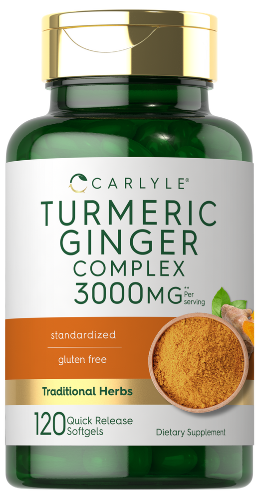 Turmeric Curcumin & Ginger Complex 3000mg | 120 Capsules