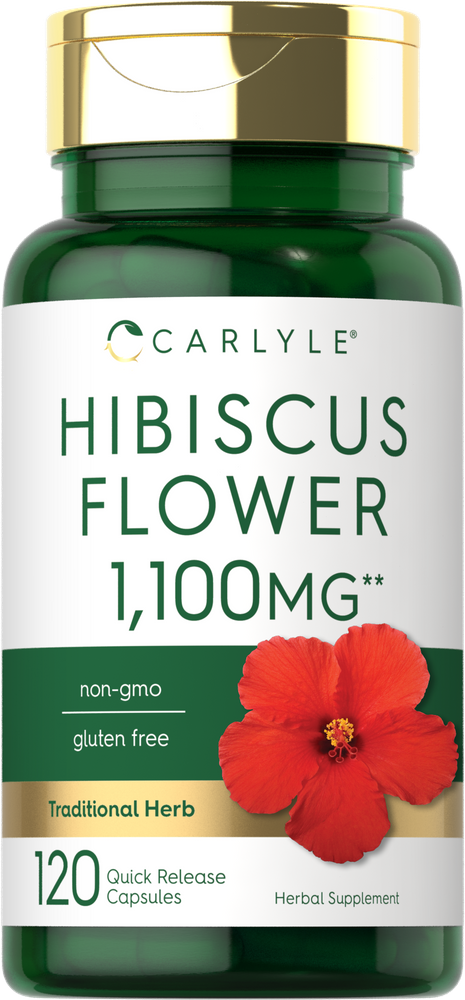 Hibiscus Flower Extract 1100mg | 120 Capsules