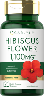 Load image into Gallery viewer, Hibiscus Flower Extract 1100mg | 120 Capsules
