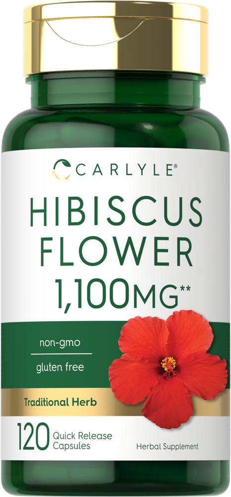 Extrait de Fleur d'Hibiscus 1100mg | 120 Capsules