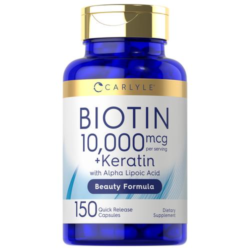 View 1 Biotin 10000mcg per serving | 150 Capsules