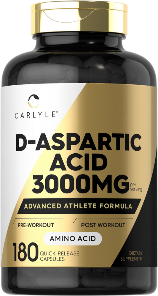 D-Aspartic Acid 3000mg per serving | 180 Capsules