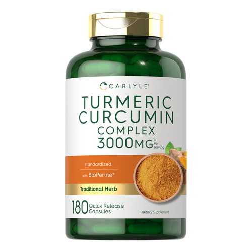 View 1 Complesso di Curcumina di Curcuma | 180 Capsule