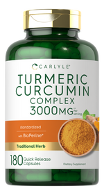 Load image into Gallery viewer, Turmeric Curcumin Complex 3000mg | 180 Capsules
