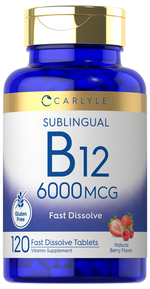 Load image into Gallery viewer, Sublingual B-12 6000mcg |120 Fast Dissolve Tablet
