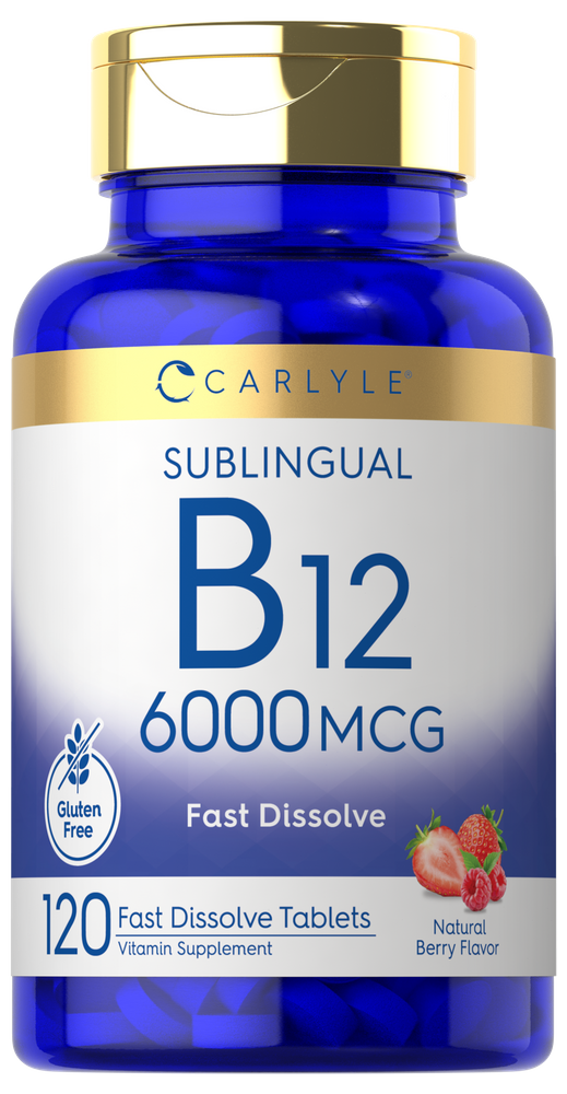 Vitamine B-12 6000 mcg | 120 Comprimés