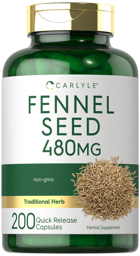 Fennel Seed 480mg | 200 Capsules