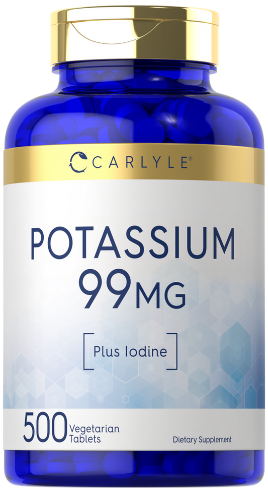 Potassium 99mg with Iodine | 500 Tablets