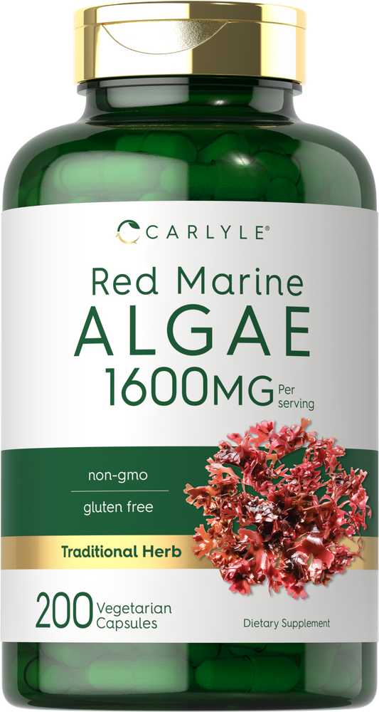 Red Marine Algae 1600mg per serving | 200 Capsules