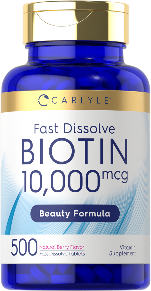 Biotin 10,000mcg | 500 Fast Dissolve Tablets