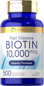 Biotin 10,000mcg | 500 Tablets