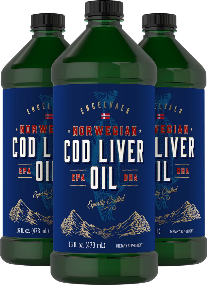 Olio di fegato di merluzzo norvegese | 48oz Liquido