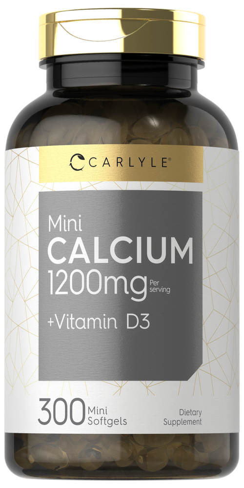 Calcium mit Vitamin D-3 | 300 Weichkapseln