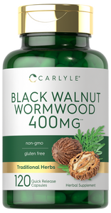 Black Walnut Wormwood 400mg | 120 Capsules