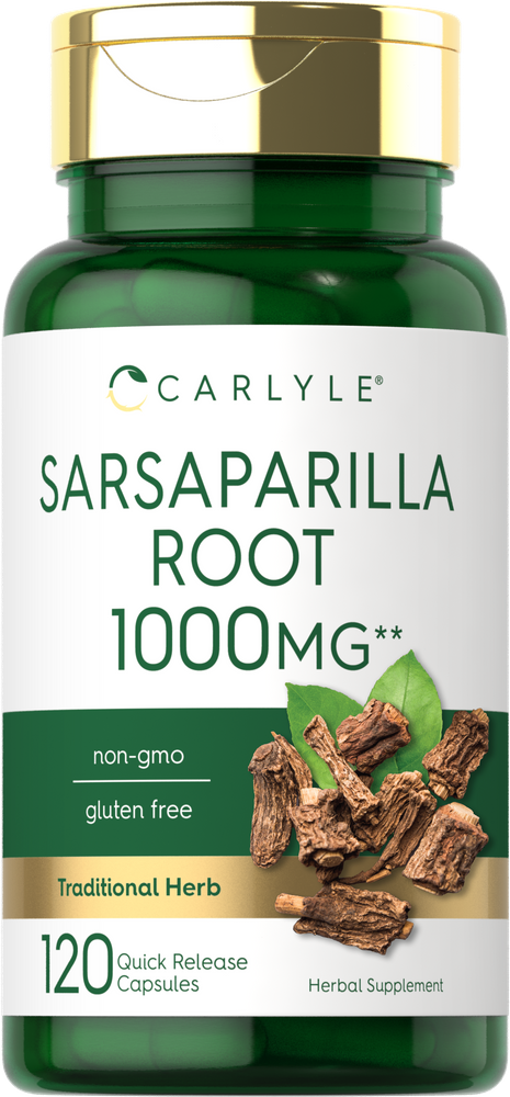 Sarsaparilla Root 1000mg | 120 Capsules