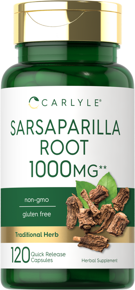 Raiz de Salsaparrilha 1000mg | 120 Cápsulas