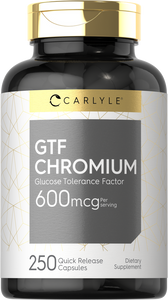 GTF Chromium 600mcg | 250 Capsules
