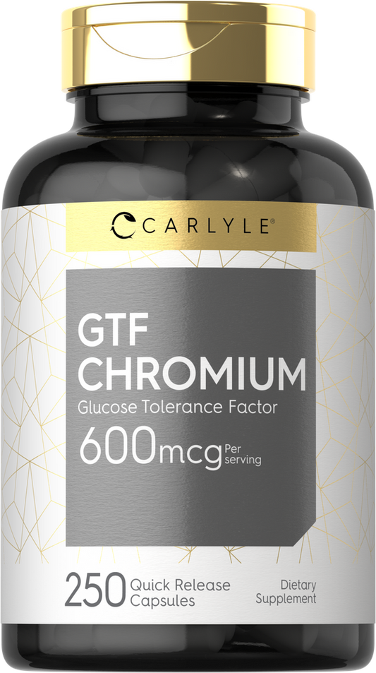 Chrome GTF 600mcg par portion | 250 Gélules