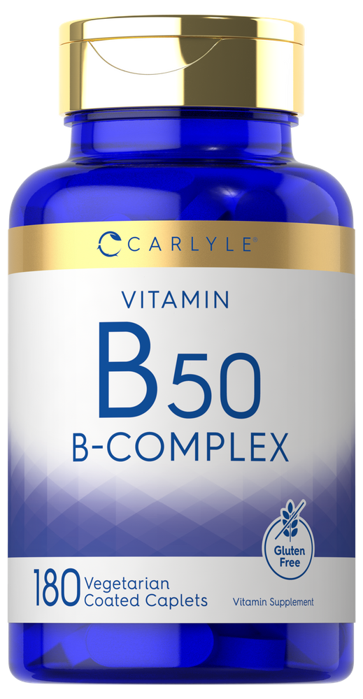 Vitamin B50 Complex | 180 Caplets