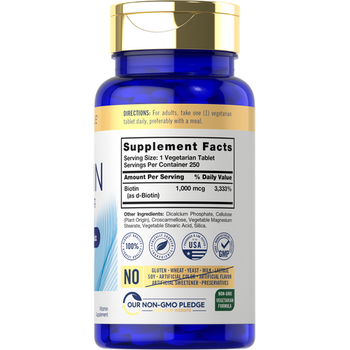 View 2 Biotine 1000 mcg | 250 Comprimés