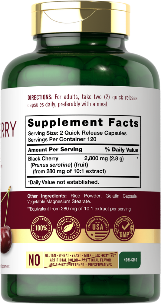 Black Cherry 2800 mg  | 240 Capsules