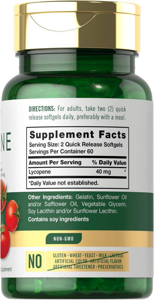 Lycopene 40mg per serving | 120 Softgels