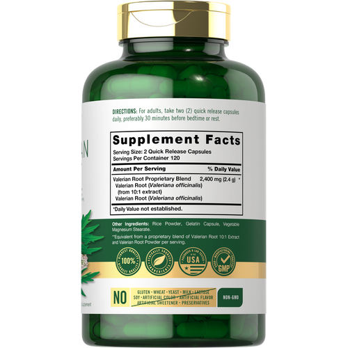 View 2 Valerian Root | 240 Capsules