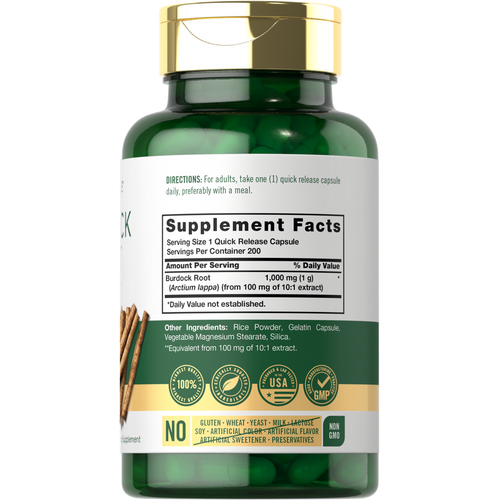 View 2 Burdock Root | 200 Capsules