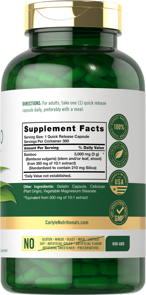 Bamboo 3000mg | 300 Capsules