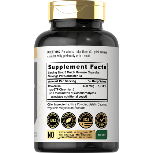 View 2 GTF Chrom 600mcg pro Portion | 250 Kapseln