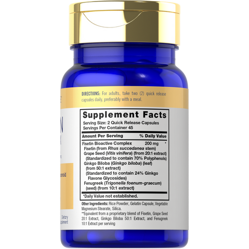 View 2 Fisetin Complex | 90 Capsules