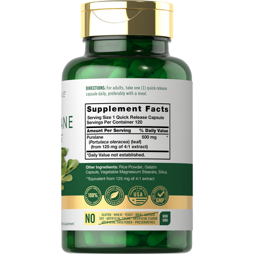 View 2 Purslane | 120 Capsules