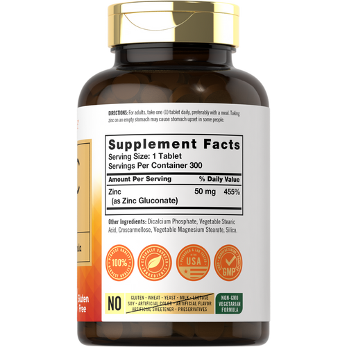 View 2 Zinc 50mg | 300 Tabletas