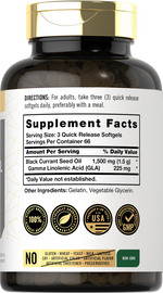 Load image into Gallery viewer, Black Currant Oil 1500mg | 200 Softgels
