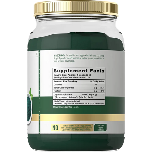 View 9 Spiruline Algue Bleu-Vert | Poudre 2.2lbs