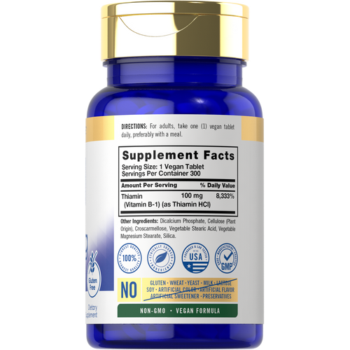 View 2 Vitamina B-1 100 mg | 300 Tabletas