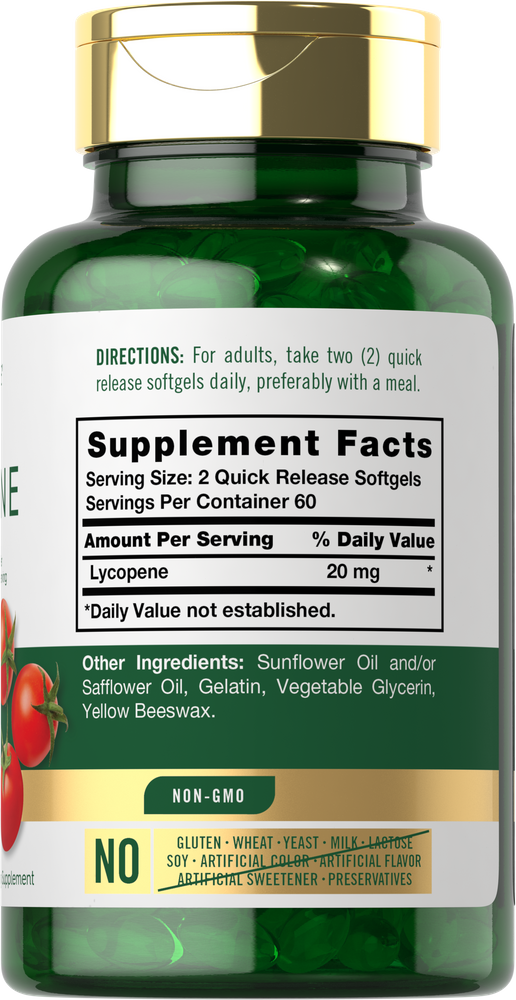 Lycopene 20mg per serving | 120 Softgels