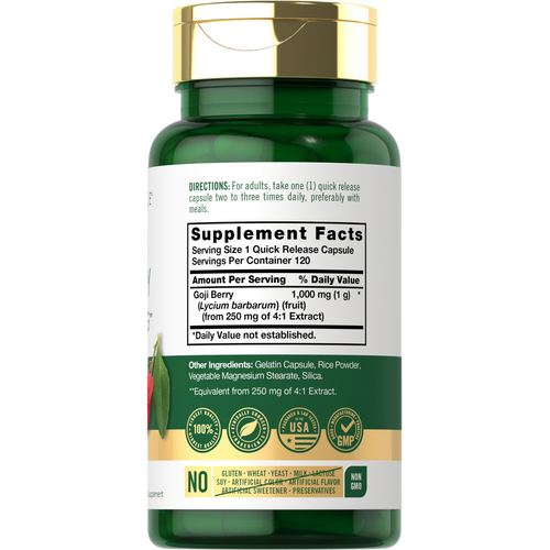View 2 Bacca di Goji | 120 Capsule