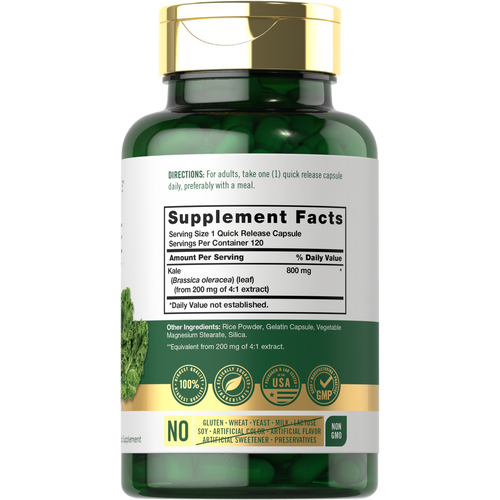 View 2 Kale Extract | 120 Capsules