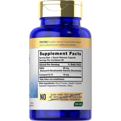 View 2 NADH CoQ10 20mg | 60 Capsule