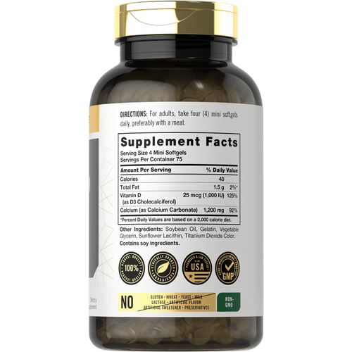 View 2 Calcium with Vitamin D-3 | 300 Softgels