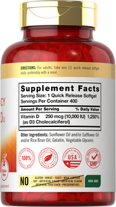 Vitamin D-3 10000IU | 400 Softgels