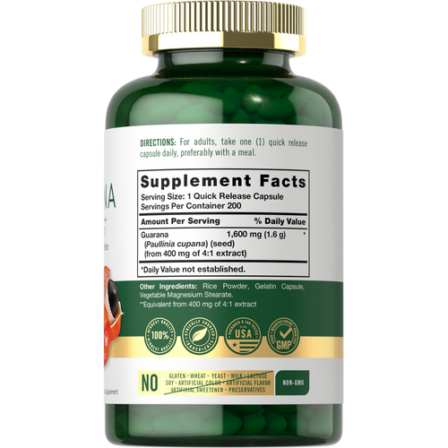 View 2 Guarana | 200 Capsules