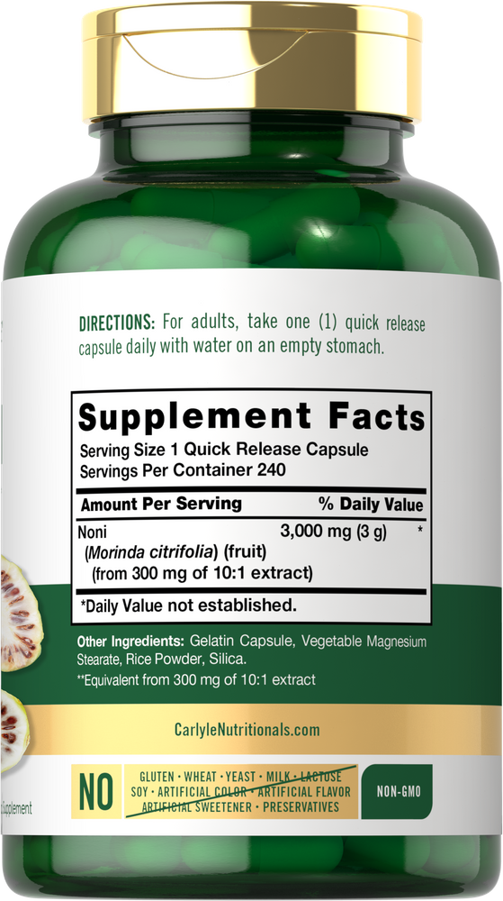 Noni 3000mg | 240 Capsules