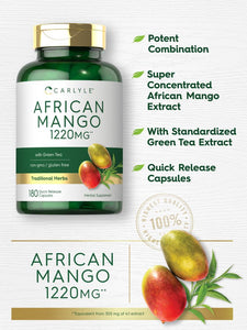 African Mango 1220mg | 180 Capsules